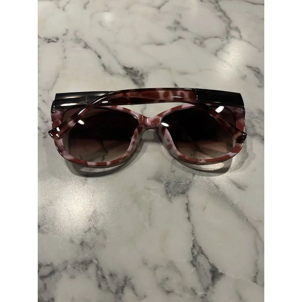 Glance Eyewear Poppet Pink Brown Sunglasses